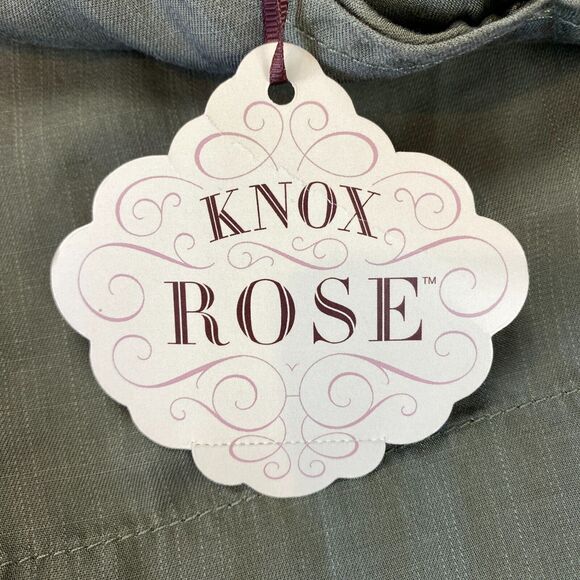 Knox Rose Trouser Pants Women 2XL Green Wide Leg High Rise Elastic Waist Outdoor - Picture 6 of 16